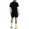 Nike Дышащая черная футболка с коротким рукавом и круглым вырезом с логотипом для мужчин