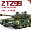 Military ZTZ99 Type 99A Main Battle Tank Building Blocks WW2 Army Soldiers Weapon Bricks DIY Educational Toys For Children Gifts