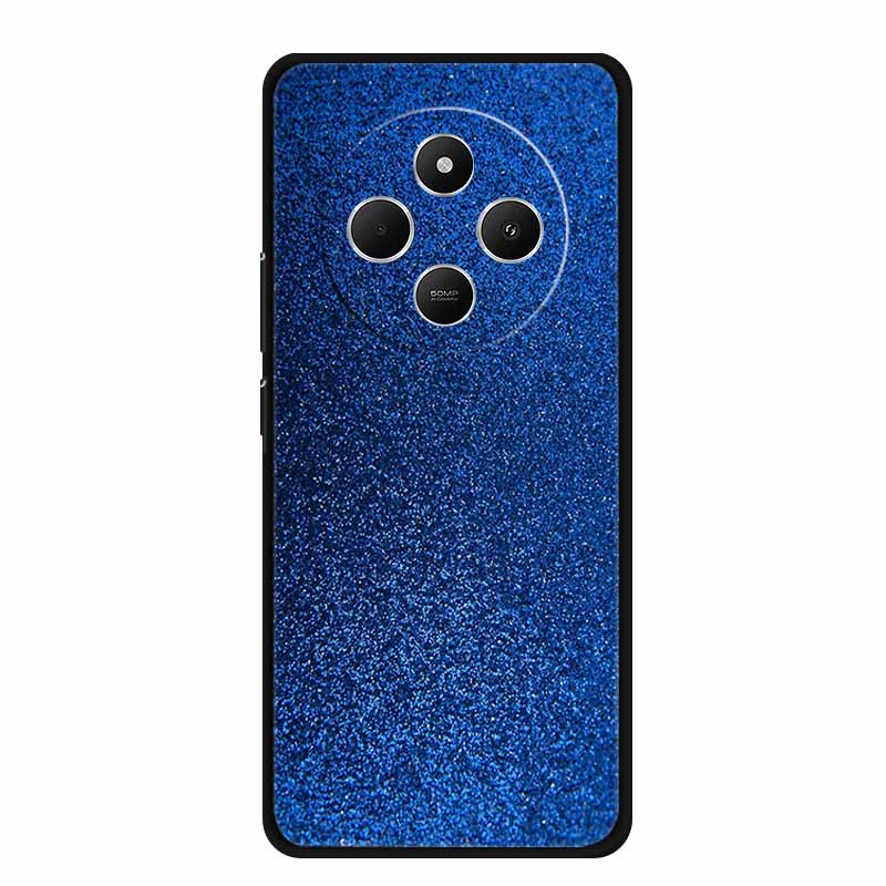 Чехол для Xiaomi Poco C75 POCOC75 Черный Силиконовый Мягкий Задний Чехол-Крышка Для Poco C75 Чехол для Телефона C 75 6.88" Ударопрочный Coque Funda