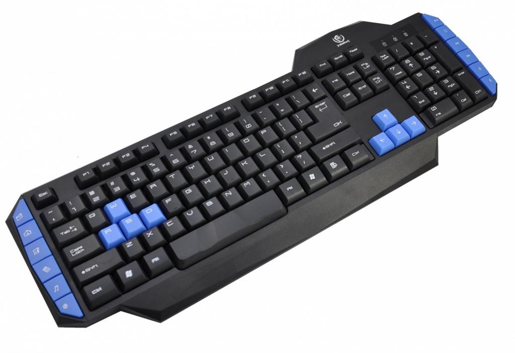 Rebeltec WARRIOR Gaming USB Wired Keyboard Black
