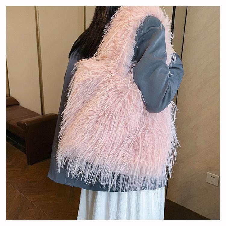 Новая модная сумка через плечо на осень и зиму, вместительная сумка через плечо, сумка для волос в иностранном стиле, сумка для поездок на работу, мягкая женская сумка