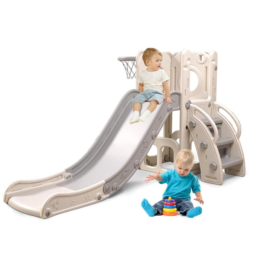 Складная детская горка для использования в помещении и на улице, легкая сборка, компактная, стильная и удобная для хранения, идеальный подарок на день рождения или Рождество, 70 кг