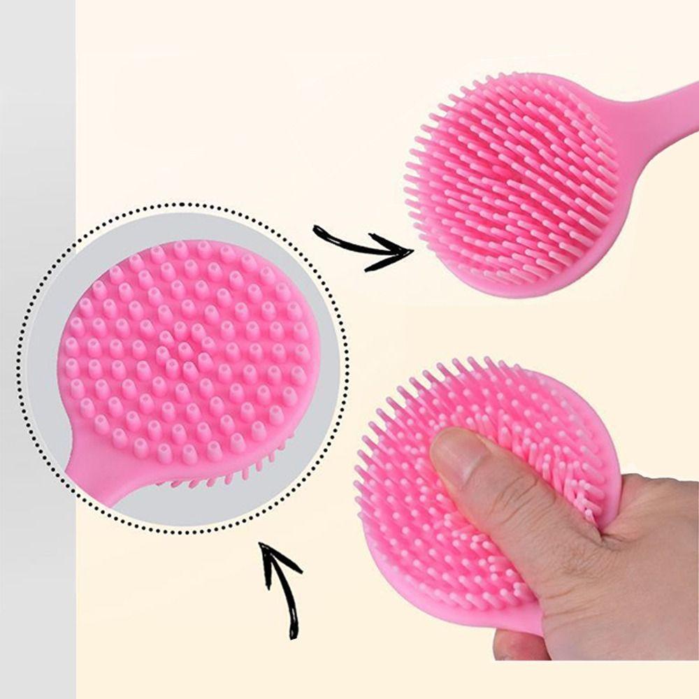 Body Cleaning Shower Brush Long Handle Back Scrubber New Bathroom Accessories Women