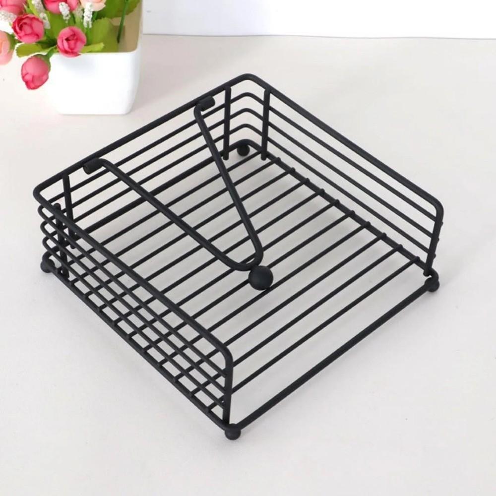 Утяжеленный держатель для салфеток для рук Квадратный дизайн Плоский диспенсер для салфеток Органайзер для бумажных салфеток Дом Кухня