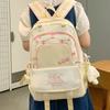Школьный рюкзак большой вместимости Новый студенческий стиль Студентка колледжа Повседневный школьный рюкзак Модный дорожный Ученик средней школы