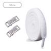 Elastic Laces Sneakers Tennis No Tie Shoe Laces Silver Diamond Lock Shoelaces Without Ties Flat Shoelace for Shoes Accessories