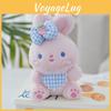 Rabbit Dog Plush Stuffed Toy Animal Doll Key Chain Backpack Decoration Gifts