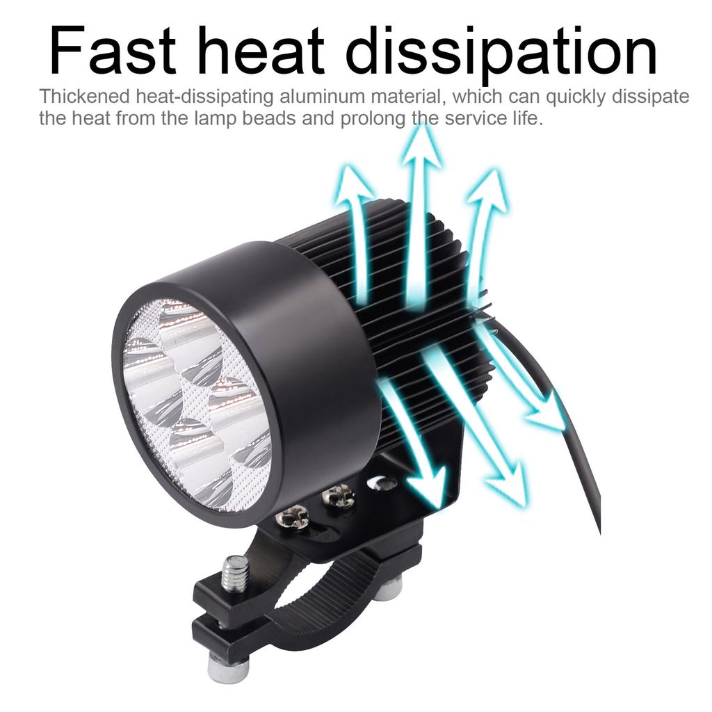 12 В-85 В 20 Вт мотоциклетный электровелосипед светодиодная фара автомобильные аксессуары