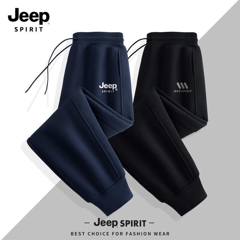 JEEP SPIRIT Men's American Style Loose Casual Sweatpants