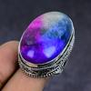 Rainbow Solar Quartz 925 Sterling Silver Gift Jewelry Ring Size 7.5 S3f00