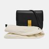 [Pre-Owned] Classic Box Polished Gold Buckle Leather Tofu Bag Shoulder Bag Crossbody Bag Medium - Good #1537TA3
