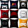Геймерский игровой контроллер джойстик чехол для подушки красный клетчатый наволочки 45x45 см игровой джойстик Play Video футболка с принтом