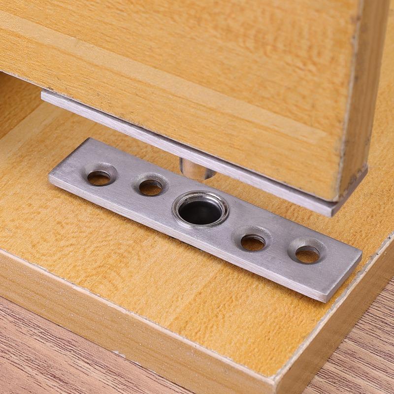 Поворотная петля Нержавеющая сталь 360-градусные вращающиеся петли Вверх Вниз Мебель Расположение Шток Дверь Шкафа Шкаф Поворотные петли