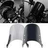 Motorcycle Front Windshield Retro 5-7 Inch Headlight Universal Windscreen Adjustable Modified Accessories