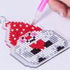 Art Box/Claypia Acrylic Jewelry Cross Stitch Keychain AB-07