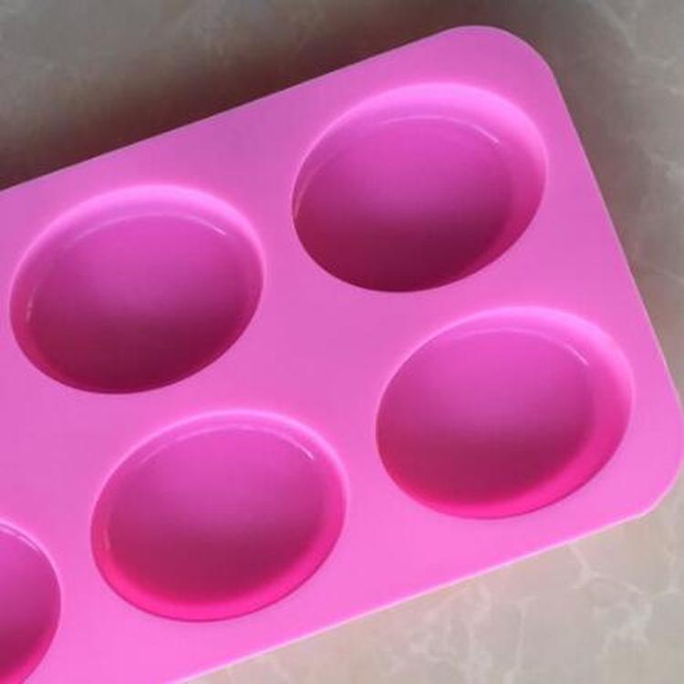 6 больших овальных силиконовых форм для торта, форма для мыла ручной работы, форма для холодного мыла, форма для ароматических свечей, сделай сам