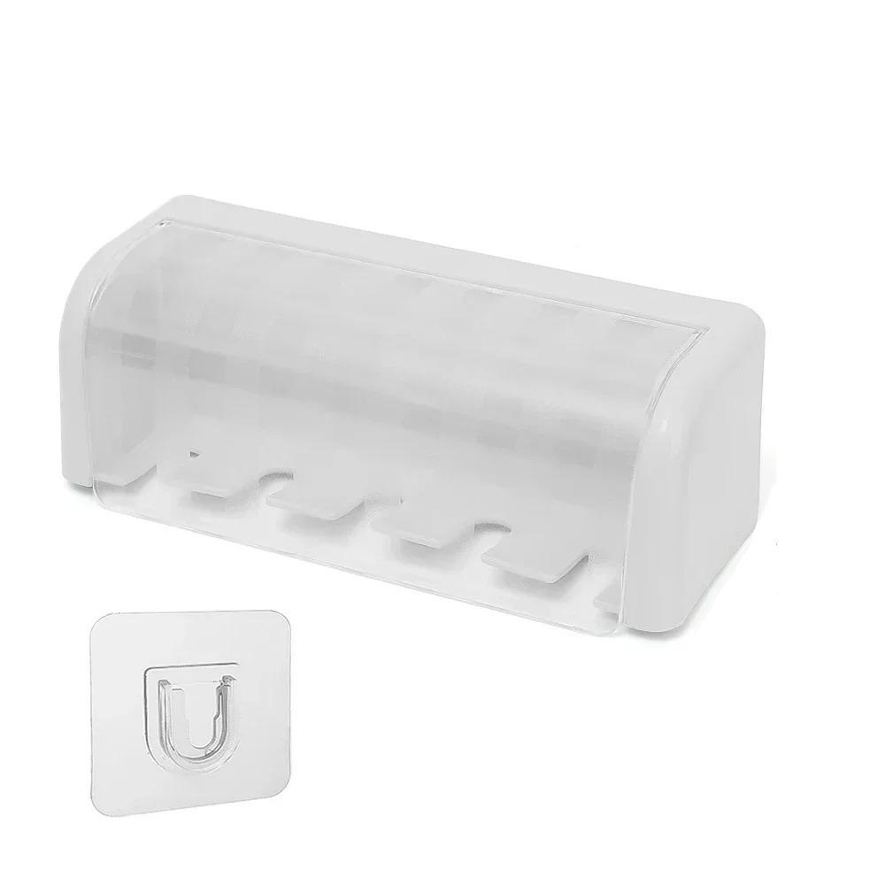 Self-adhesive Toothbrush Storage Rack Wall Mounted Electric Toothbrush Holder  Storage Rack