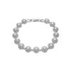 Браслет - LUXENTER - Heta - Серебристое покрытие - 20 см - Цирконий