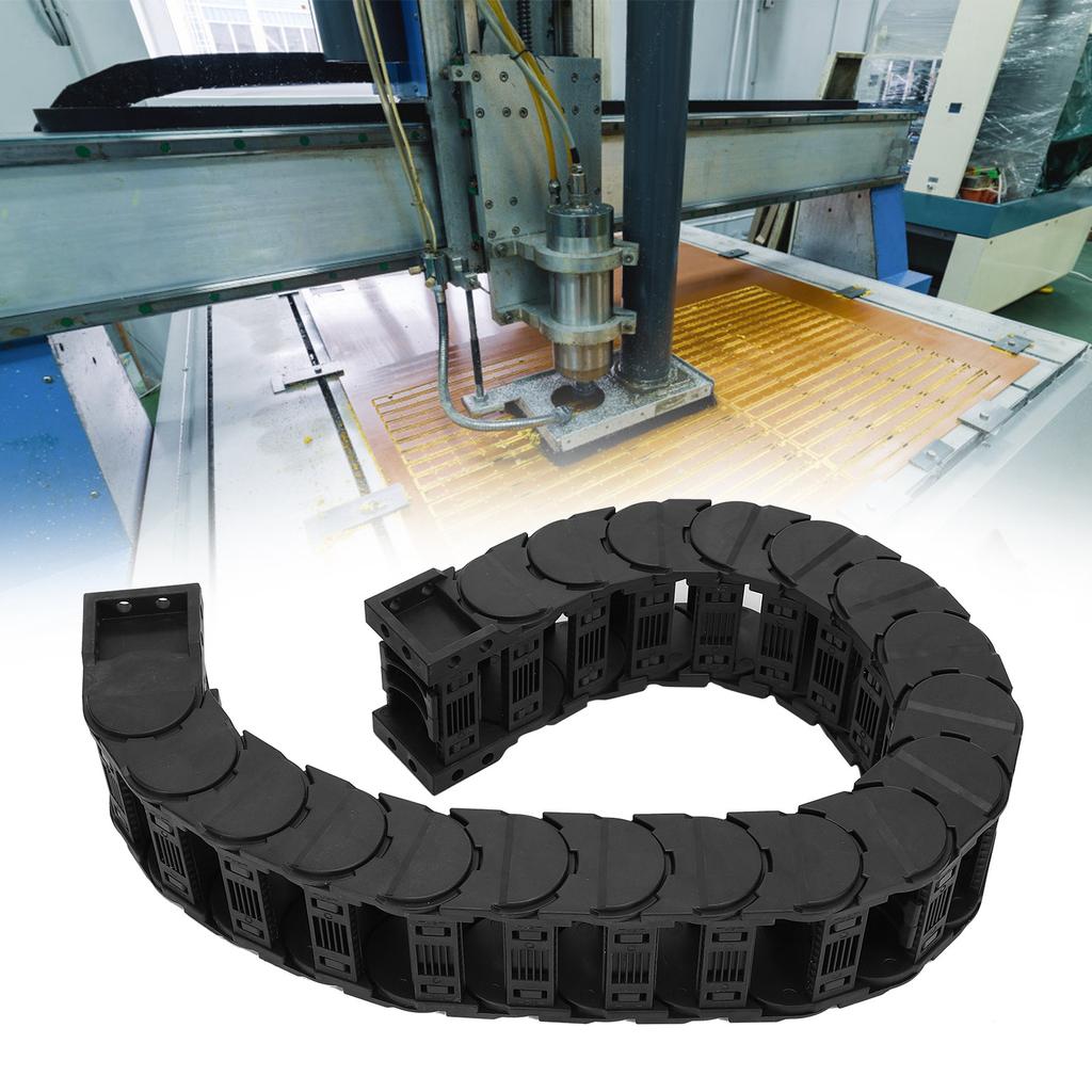 Кабельная цепь с низким уровнем шума, нейлоновый держатель провода, съемная сборка 0,7 метра D30 x 50