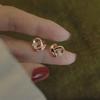 High-End 925 Silver Sweetheart Earrings for Women - Trendy Summer & Autumn Niche Ear Clips