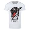 Футболка David Bowie Flash Face Официальная Новая Белая Унисекс Футболка