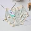 Antibacterial Modal Knickers Women's Underwear Mid Waist Lingerie Triangle Briefs for Women Panties