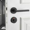 Nylon Plastic Indicator Door Lock Black Color Stainless Steel Deadbolt  Bathroom