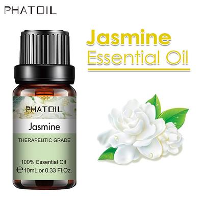 PHATOIL Эфирные масла жасмина для ароматерапии Диффузоры Увлажнители Уход за кожей Массаж DIY Изготовление свечей и мыла 5 мл/10 мл/15 мл/30 мл/100 мл