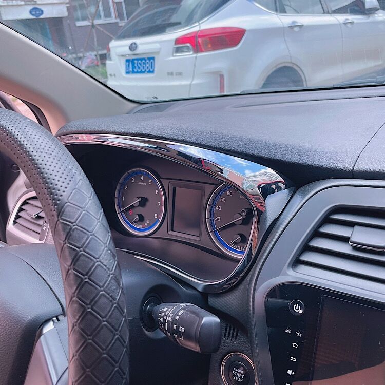 Для Suzuki SX4 S-Cross SCross 2014 2015 2016 2017 2018 АБС-пластик Накладка на панель приборов автомобиля Рамка приборной панели Декоративные аксессуары