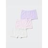 Uniqlo Бесшовные шорты Air Rhythm для девочек из Японии, 3 шт. в упаковке