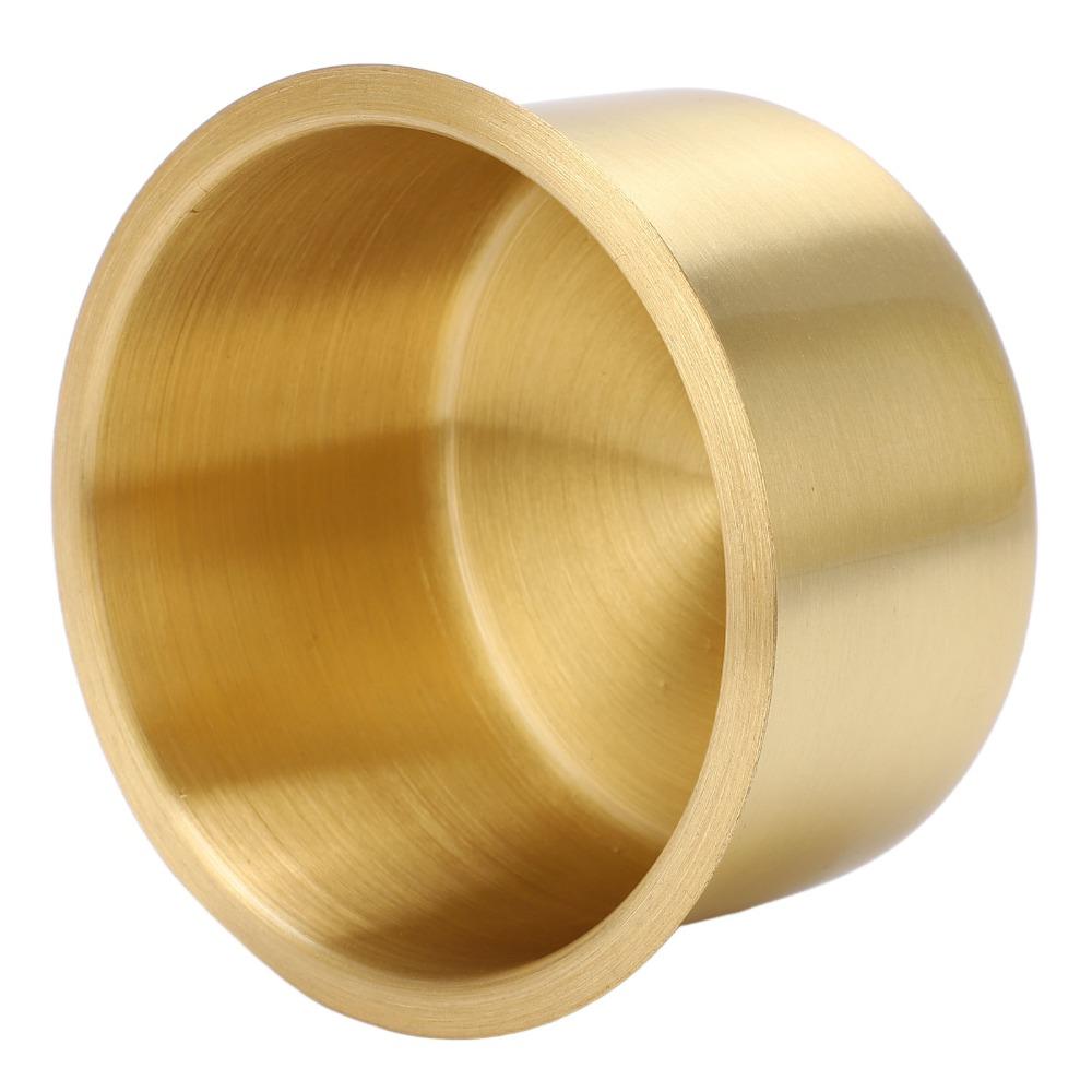 Stainless Steel Drink Bottle Stand Brass Plating Bottle Mount Universal Cup Holder Yacht