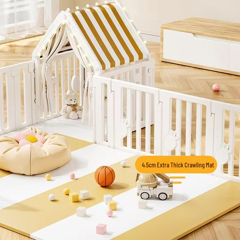 Детский манеж с ковриком для ползания для использования в помещении