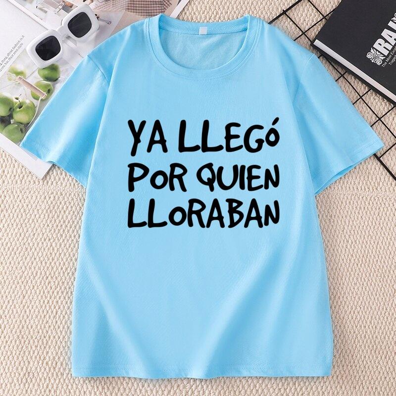 Funny Spanish Saying TShirt Unisex Unisex Humorous Graphic Tee Unisex Short Sleeve Round Neck Casual T Shirt Streetwear Clothes
