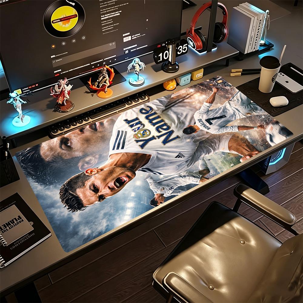 Игровой коврик для мыши Cristiano Ronaldo, коврик для стола, коврик для учебного стола, нескользящее резиновое основание, идеально подходит для офиса, ноутбука, игровой установки