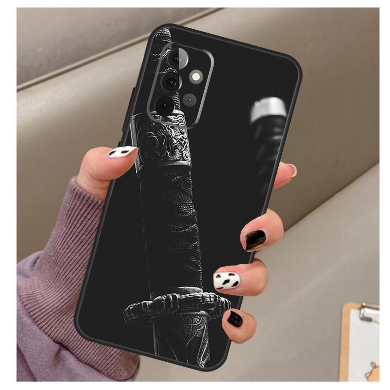 Японский чехол-катана для самурая для Samsung Galaxy A32 A52 A12 A22 A16 A26 A36 A56 A06 A55 A35 A15 A54 A34 A14 A13 A53