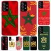 Чехол для паспорта и телефона с флагом Марокко для Samsung Galaxy A13 A14 A15 A16 A17 A53 A54 A55 A56 A57 A33 A34 A35 A36 A37 A23 A24 A25 A26