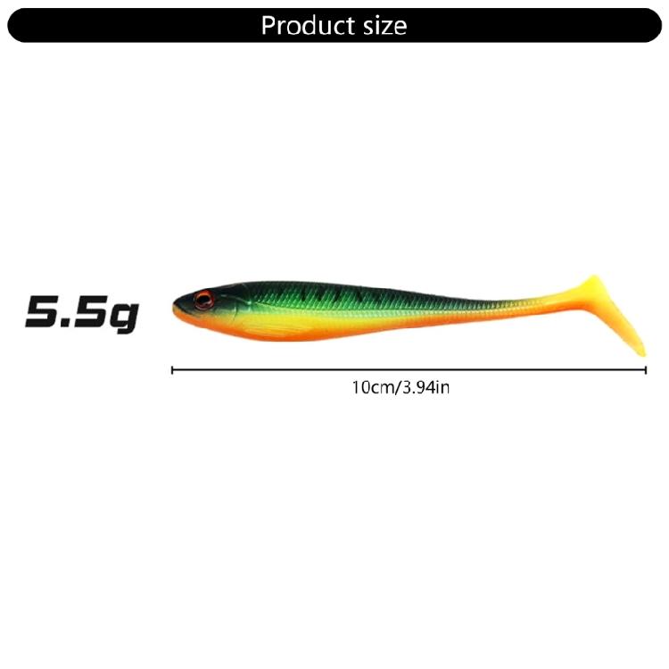 7 шт. Рыболовная приманка для форели, судака, плавательные приманки, рыболовные приманки, плавательные приманки с лопаточным хвостом, искусственные приманки для морской воды