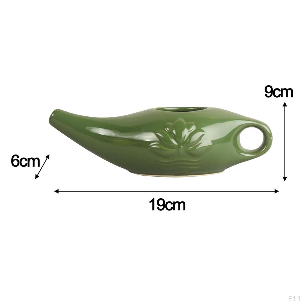 Ceramic Neti Pot Nasal Irrigator Easy To Clean Durable Cleansing Nose Cleaner for