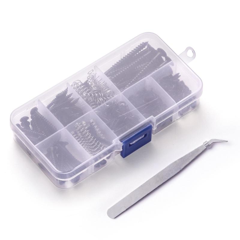 Guitar Parts Kits for Neck Plate Pickguard and Strap End Pins Guitar DIY Screws