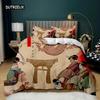 Japanese Element Duvet Cover Set Geisha Japanese Culture Theme Twin Bedding Set Double Queen King Size Polyester Qulit Cover