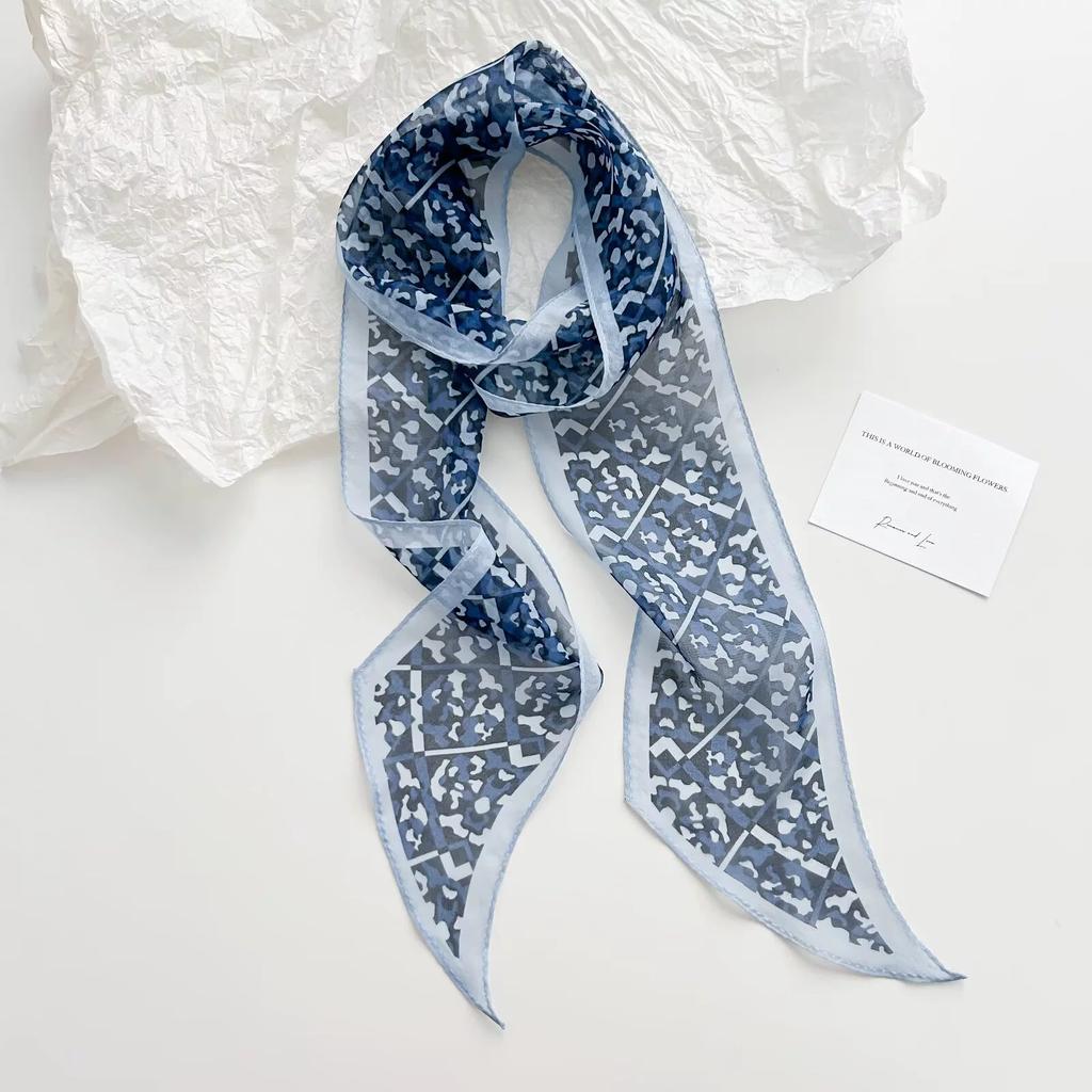 100% Nature Silk Scarf Fashion Women Scarves Shawl Hijab Bandana Kerchief Pashmina Neckerchief Foulard Female Echarpe 10*150cm