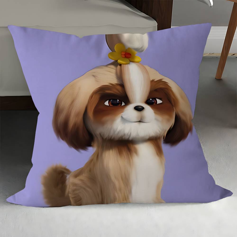 Подушка S-Secret Life Of Pets Подарок Украшение для дома и офиса Спальня Диван Автомобиль Наволочка Чехол 45x45