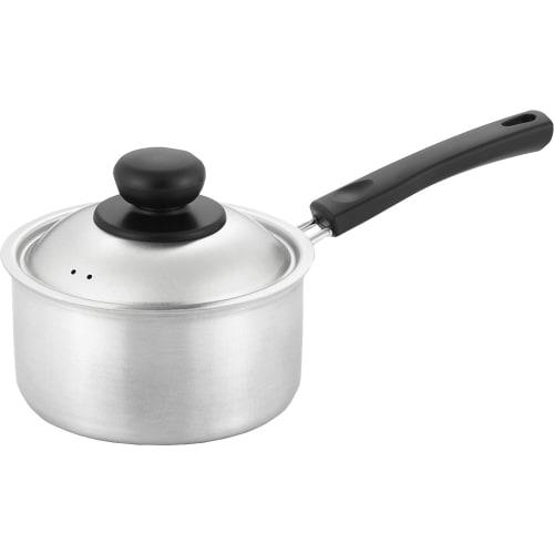 Yoshikawa Cook Easy Saucepan, 14cm, Gas and Induction Compatible, Stainless Steel, Made in Japan, SJ3318, Silver