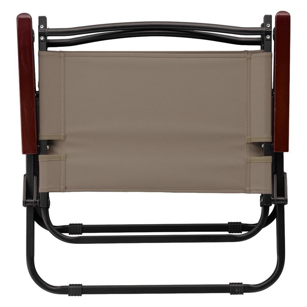 BUNDOK Active Chair Warm Gray Foldable and Compact Ideal for Outdoor and Sports Watching BD-133WG - - Leisure, Activities, Fishing,