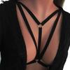 Alluring Women Bra Elastic Cage Bra Strappy Hollow Out Bra Bustier