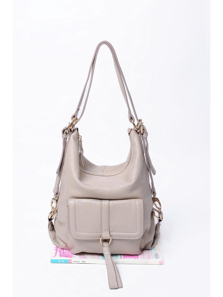 Женский ретро-рюкзак из натуральной кожи - 2025 г., корейский стиль, одно плечо, большая вместимость, первый слой из коровьей кожи