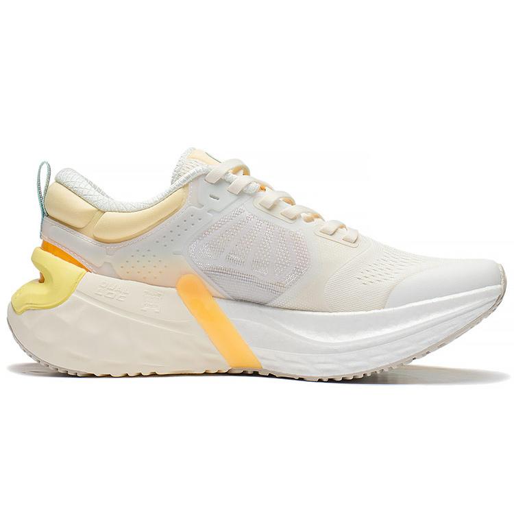 Li Ning Furious Rider 6.0 Поддержка Низкие Беговые Кроссовки Женские Бело-Желтые ARZS002-14