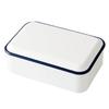 Takenaka Bento Box Retromoda Square Lunch 1 ярус Сделано в Японии Темно-синий 600 мл примерно. Т-26605