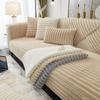 Winter Warm Thick Plush Couch Cover L-shaped Sectional Anti-slip Sofa Cover Super Soft Rabbit Plush Quilted Sofa Towel