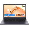UOWAMOU Laptop with Office N5095 and Slim Windows 11 Up To IPS 8GB 128GB USB USB HDMI for Students 2024, Processor, 14-inch, 1.3kg Ultra-Lightweight